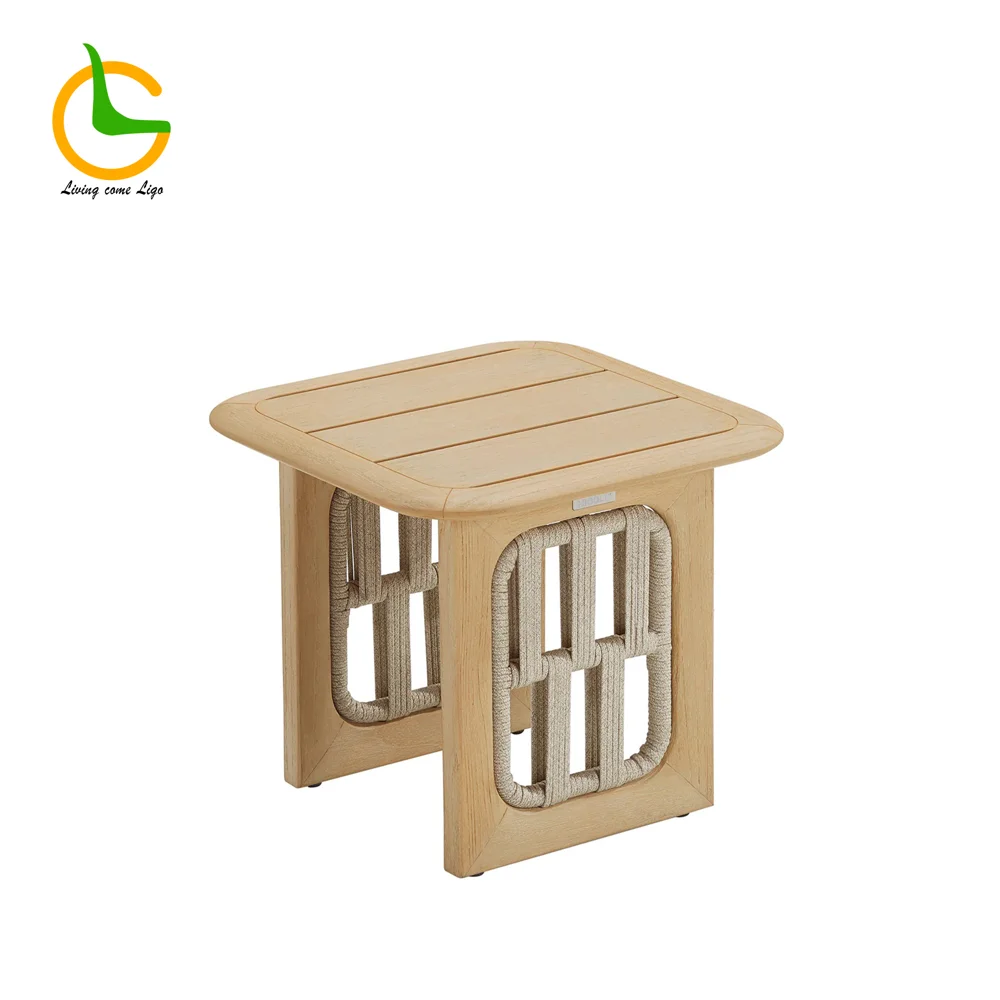 LG424-5 Rope-Woven Outdoor Side Table