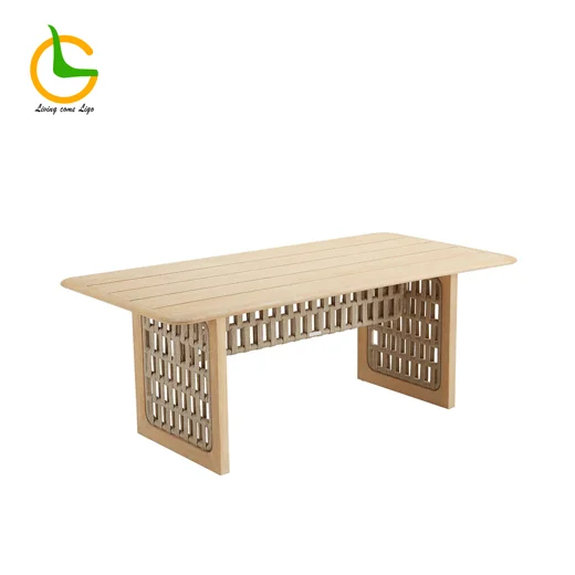 LG424-7 Rope-Woven Outdoor Dining table