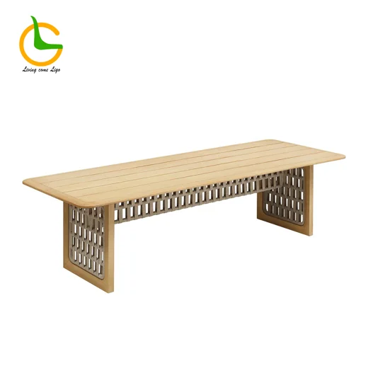 LG424-8 Rope-Woven Outdoor Dining table