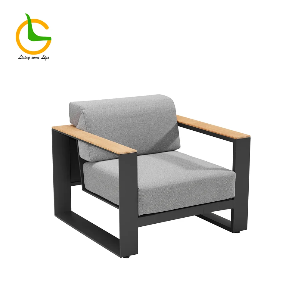 LG427-1 Teak Outdoor Single Sofa
