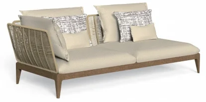 LG45-02 Rope-Woven Outdoor Three-Seater Sofa