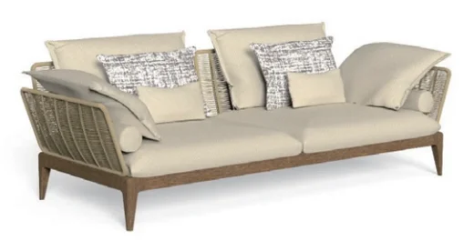 LG45-07 Rope-Woven Outdoor Two-Seater Sofa