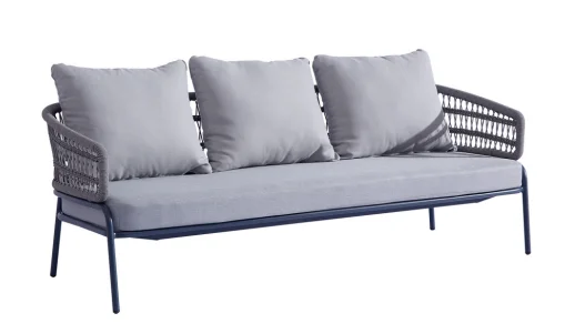 LG47-02 Rope-Woven Outdoor Three-Seater sofa