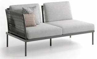 LG48-02 Rope-Woven Outdoor Two-Seater sofa