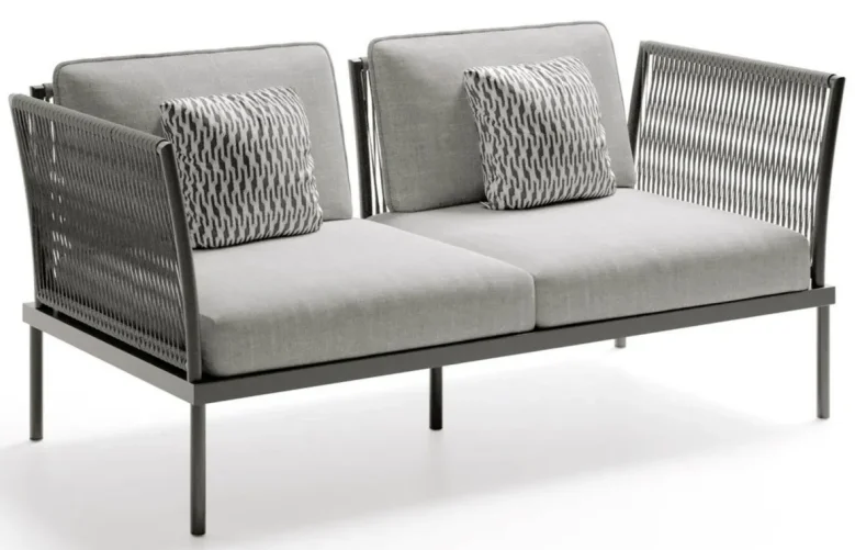 LG48-06 Rope-Woven Outdoor Two-Seater sofa