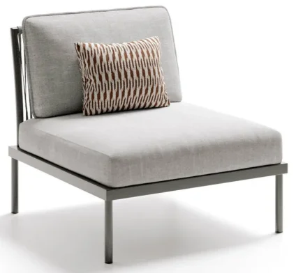 LG48-07 Rope-Woven Outdoor Single Sofa