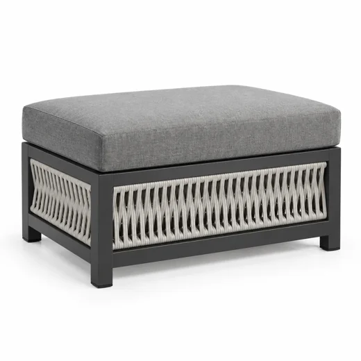 LG483-3 Wicker-Style Outdoor Bench