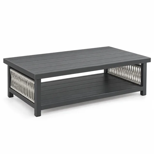 LG483-4 Rope-Woven Outdoor table