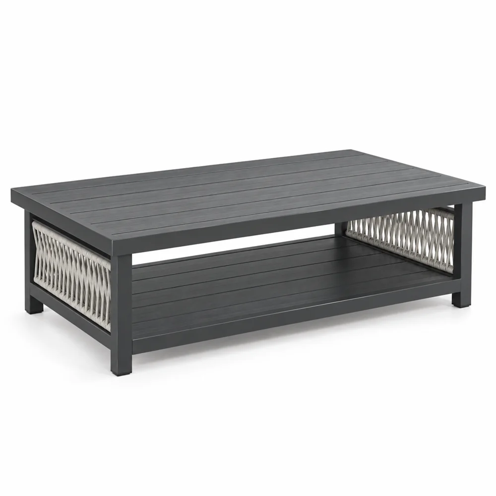 LG483-4 Rope-Woven Outdoor table