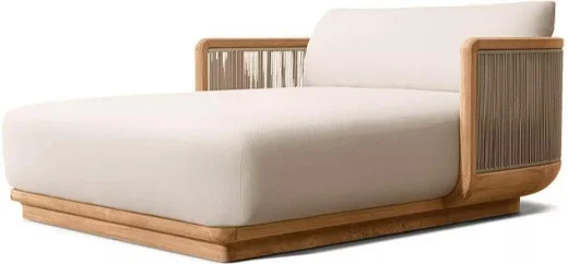 LG502-3 Teak Outdoor double daybed