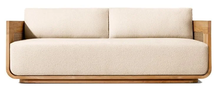 LG506-3 Teak Outdoor Two-Seater sofa