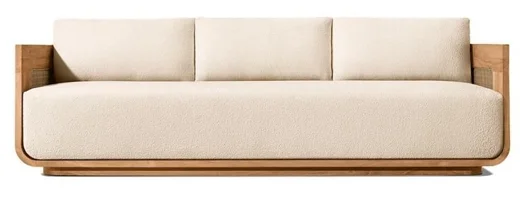 LG506-4 Teak Outdoor Three-Seater sofa