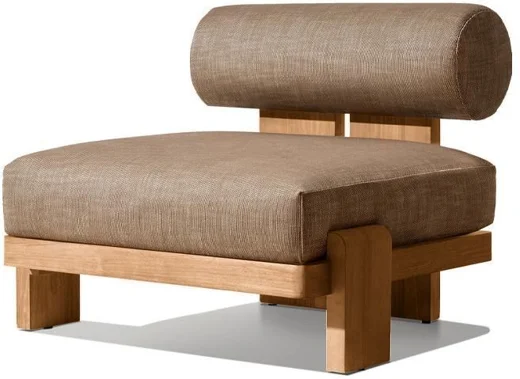 LG510-1 Teak Outdoor Single Sofa
