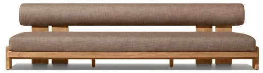 LG510-3 Teak Outdoor two/Three-Seater sofa