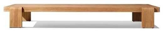 LG510-6 Teak Outdoor rectangular coffee table