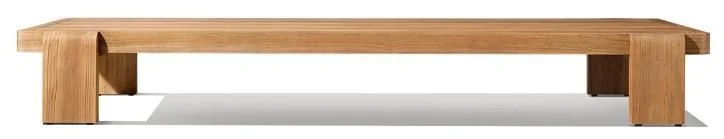 LG510-6 Teak Outdoor rectangular coffee table