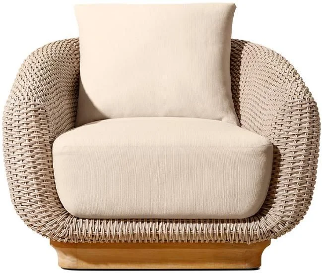 LG514-1 Rope-Woven Outdoor Single Sofa