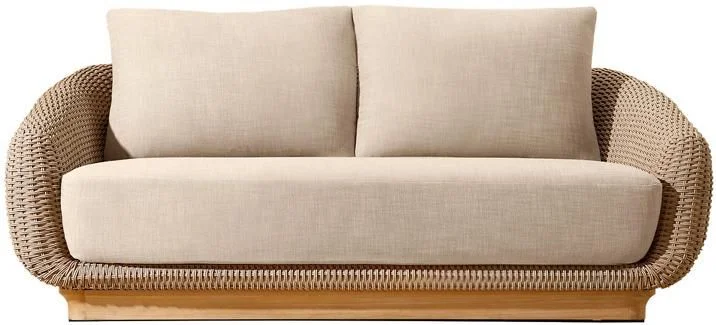 LG514-3 Rope-Woven Outdoor Two-Seater sofa