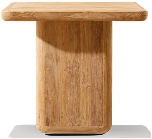 LG514-7 Teak Outdoor square side table