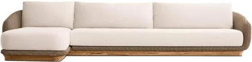 LG515-5 Rope-Woven Outdoor U-sofa sectional