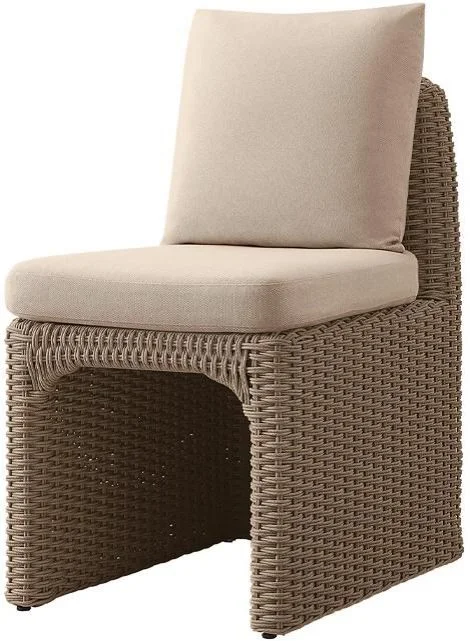 LG516-1 Rope-Woven Outdoor armless dining chair