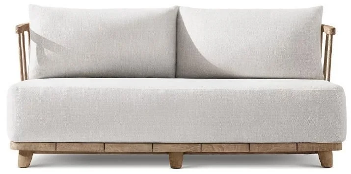 LG517-3 Teak Outdoor Two-Seater sofa