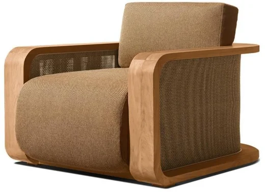 LG518-1 Woven Outdoor Single Sofa