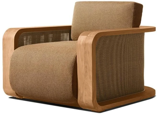 LG518-1 Woven Outdoor Single Sofa