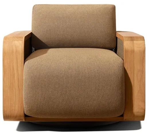 LG518-2 Woven Outdoor swivel chair