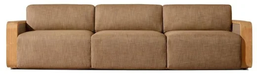 LG518-4 Teak Outdoor Three-Seater sofa
