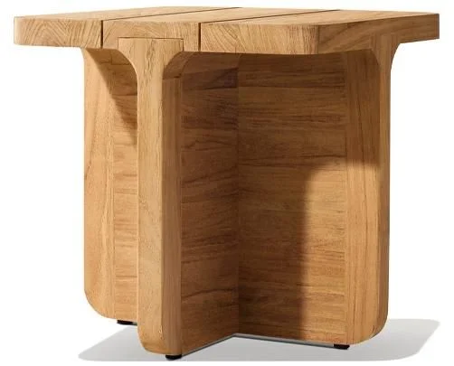 LG519-4 Teak Outdoor square side table
