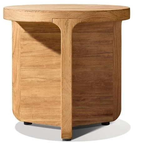 LG519-5 Teak Outdoor round side table