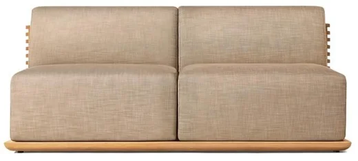 LG521-3 Teak Outdoor Two-Seater sofa