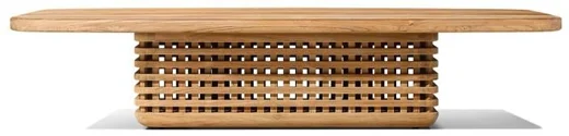 LG521-5 Teak Outdoor rectangular coffee table