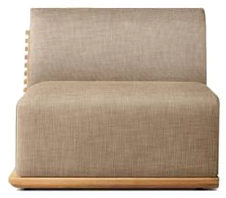 LG522-2 Wicker-Style Outdoor right-arm sofa