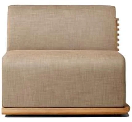 LG522-3 Wicker-Style Outdoor left-arm sofa
