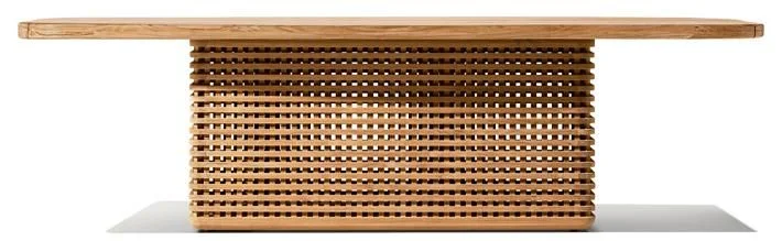 LG523-1 Wicker-Style Outdoor rectangular dining table