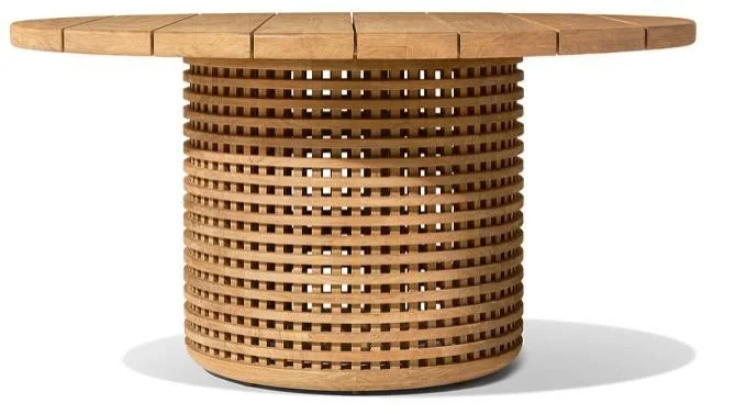 LG523-2 Wicker-Style Outdoor round dining table