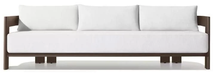 LG524-6 Aluminum Outdoor Three-Seater sofa