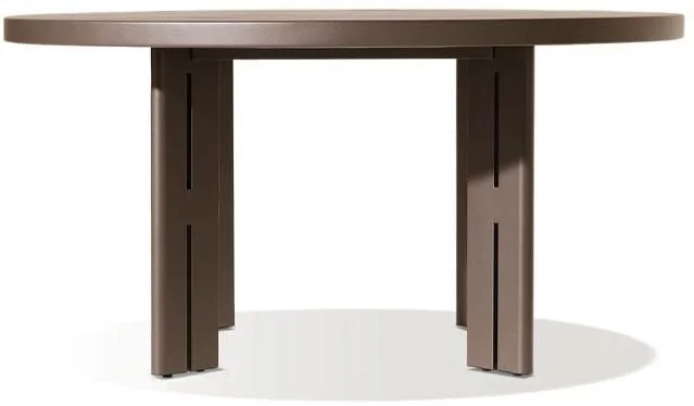 LG526-4 Aluminum Outdoor round dining table