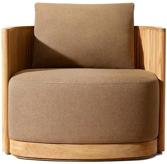 LG527-1 Teak Outdoor swivel chair