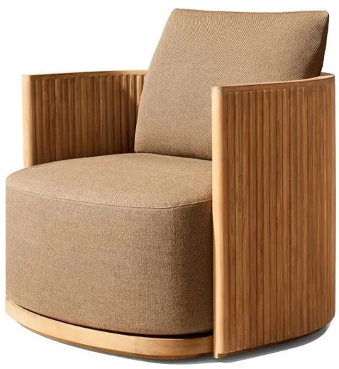 LG527-2 Teak Outdoor Single Sofa