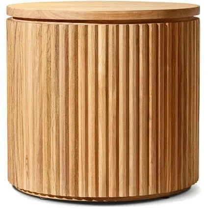 LG527-4 Teak Outdoor round side table
