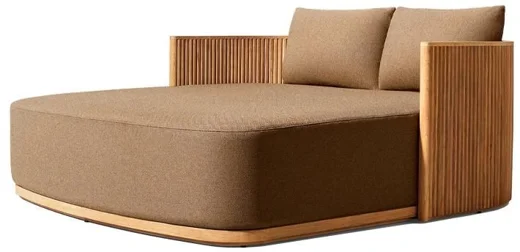 LG532-1 Teak Outdoor double daybed