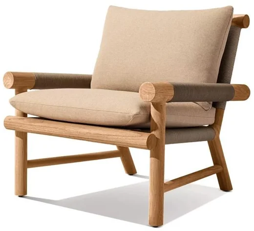 LG533-1 Teak Outdoor Single Sofa