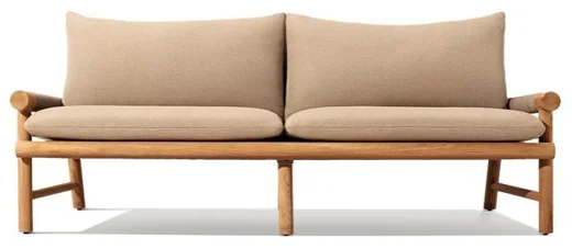 LG533-2 Teak Outdoor Two-Seater sofa