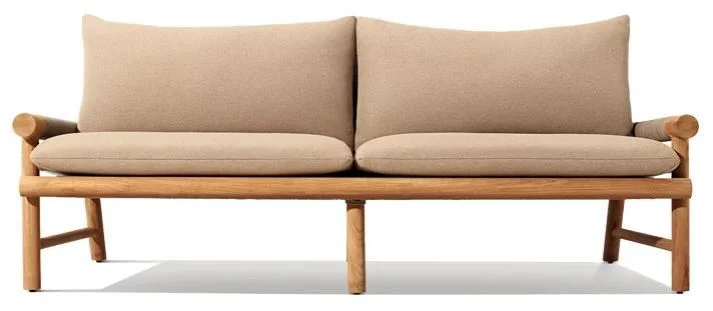 LG533-2 Teak Outdoor Two-Seater sofa