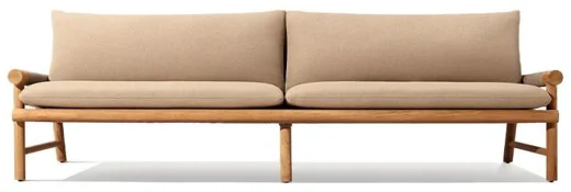 LG533-3 Teak Outdoor Three-Seater sofa