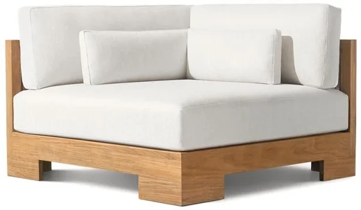 LG538-3 Teak Outdoor corner chair