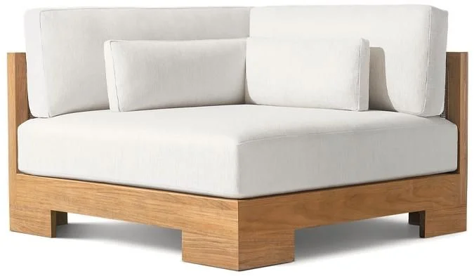 LG538-3 Teak Outdoor corner chair